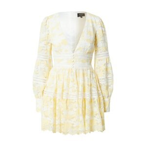 Bardot Košilové šaty 'VENICE'  světle žlutá / bílá
