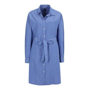 Gap Tall Košilové šaty modrá / bílá