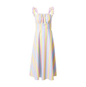 Olivia Rubin Letní šaty 'MAE'  modrá / žlutá / fialová / pink / bílá