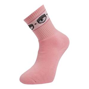 Chiara Ferragni Ponožky  růžová / černá