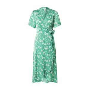 Suncoo Košilové šaty 'CAMBOA'  smaragdová / nefritová / bílá