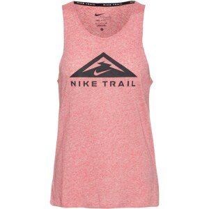 NIKE Sportovní top 'Trail' růžový melír / černá