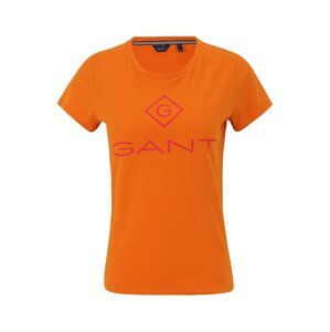 GANT Tričko  oranžová / tmavě růžová