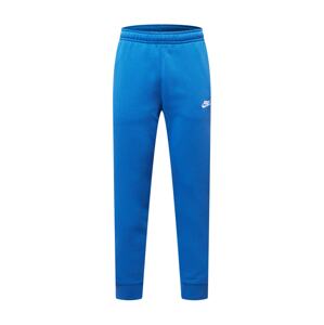 Nike Sportswear Kalhoty  modrá / bílá