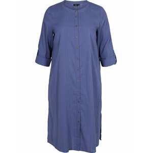 Zizzi Košilové šaty 'Kalid'  kouřově modrá