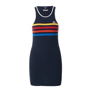 Superdry Letní šaty námořnická modř / žlutá / červená / bílá