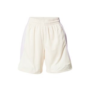 NIKE Sportovní kalhoty  bílá / pastelová fialová