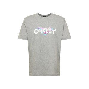 OAKLEY Funkční tričko 'RETRO FROG' šedý melír / mix barev