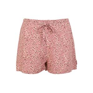 Calvin Klein Underwear Pyžamové kalhoty  hnědá / růže / bílá