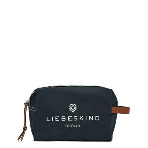 Liebeskind Berlin Toaletní taška 'Gray 4'  kobaltová modř / rezavě hnědá / stříbrná / bílá