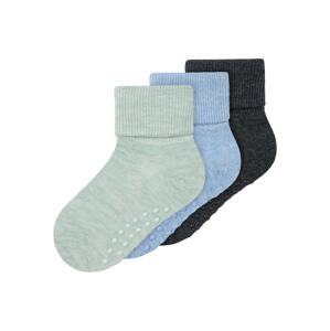 NAME IT Ponožky 'NEEL'  antracitová / mátová / světlemodrá