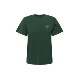forét T-Shirt  tmavě zelená / bílá