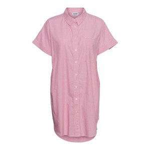 Noisy may Košilové šaty 'ALBA'  pink / bílá