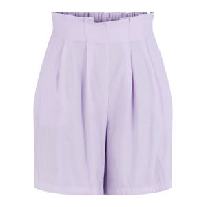 PIECES Kalhoty se sklady v pase 'PCVYNWEN'  pastelová fialová