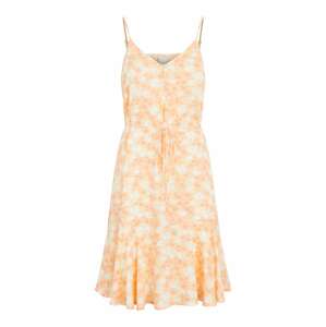 Pieces Petite Letní šaty  oranžová / bílá