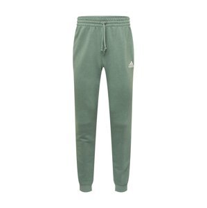 ADIDAS PERFORMANCE Sportovní kalhoty  zelená / bílá