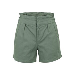 Vero Moda Petite Kalhoty se sklady v pase 'EVANY' zelená