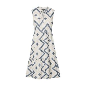 MORE & MORE Letní šaty 'Ethna'  režná / námořnická modř / bílá