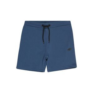 4F Sportovní kalhoty  marine modrá / černá