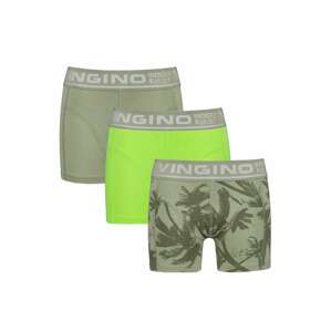 VINGINO Spodní prádlo  světle šedá / khaki / svítivě zelená