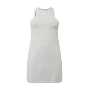 ADIDAS ORIGINALS Letní šaty  šedý melír / bílá