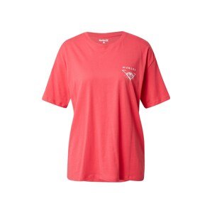 Hurley Funkční tričko 'OMEN' pink / bílá