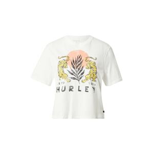 Hurley Funkční tričko 'LE TIGRE' béžová / žlutá / černá