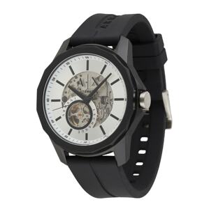 ARMANI EXCHANGE Analogové hodinky  černá / stříbrná