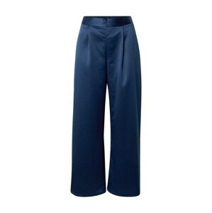 Wallis Curve Kalhoty se sklady v pase námořnická modř