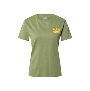 BILLABONG Funkční tričko 'Adiv'  žlutá / olivová / oranžová