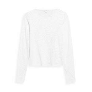 4F Funkční tričko 'TSDL014'  šedá / bílá