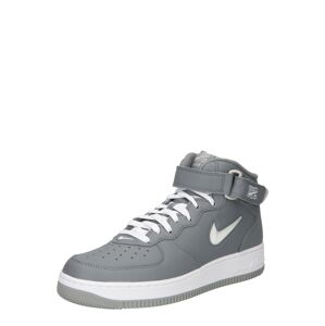 Nike Sportswear Kotníkové tenisky 'AIR FORCE 1'  šedá / bílá