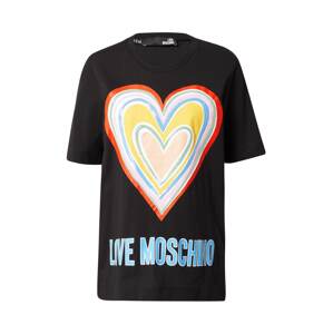 Love Moschino Tričko  mix barev / černá