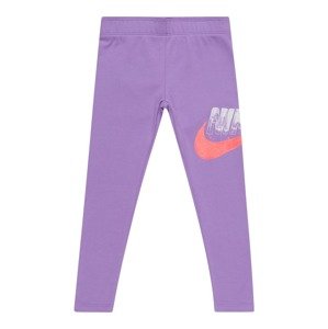 Nike Sportswear Legíny 'SUMMER DAZE'  přírodní bílá / světle červená / fialová