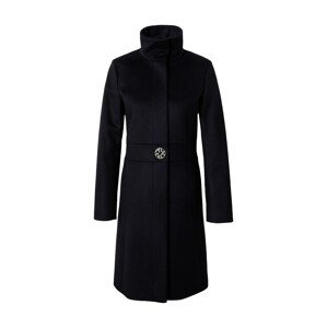 HUGO Přechodný kabát 'Melines' černá / stříbrná