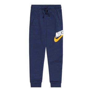 Nike Sportswear Kalhoty  námořnická modř / oranžová / bílá