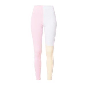 ADIDAS PERFORMANCE Sportovní kalhoty  opálová / světle žlutá / růžová / bílá