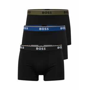 BOSS Black Boxerky 'Power'  modrá / khaki / černá / bílá
