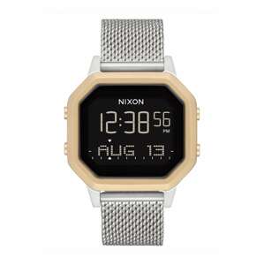 Nixon Digitální hodinky 'Siren Milanese'  zlatá / stříbrná