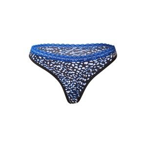 Tommy Hilfiger Underwear Tanga modrá / černá / bílá