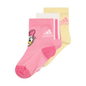ADIDAS PERFORMANCE Sportovní ponožky  žlutá / mix barev / pink