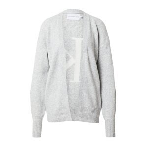 Calvin Klein Jeans Kardigan  šedý melír / bílá