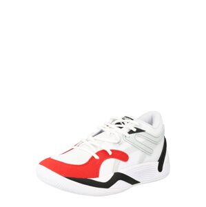 PUMA Sportovní boty 'TRC Blaze Court '  stříbrně šedá / červená / černá / bílá