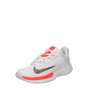 NIKE Sportovní boty 'Court Vapor Lite'  světle béžová / svítivě oranžová / černá / bílá
