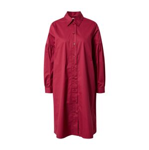 SEIDENSTICKER Košilové šaty 'Popeline' burgundská červeň