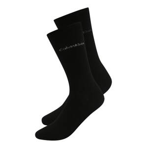Calvin Klein Ponožky  šedá / černá / bílá