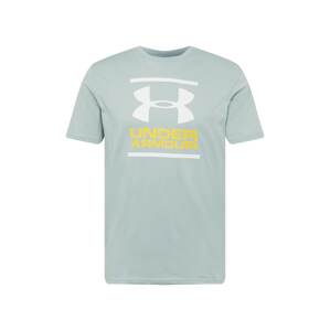 UNDER ARMOUR Funkční tričko 'Foundation'  hořčicová / šedá / pastelově zelená / bílá