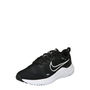 NIKE Sportovní boty 'Downshifter 12'  černá / bílá