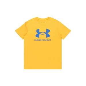 UNDER ARMOUR Funkční tričko  modrá / žlutá