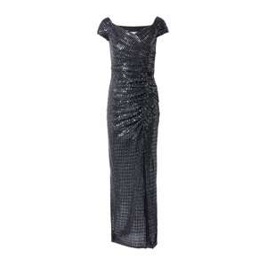 Sistaglam Společenské šaty 'SYDNEY'  černá / stříbrná